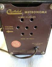 Load image into Gallery viewer, Vintage 40s Crystalab Model Metronoma Marbled Bakelite TESTED &amp; WORKS E F O
