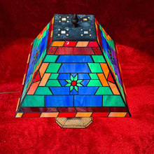Load image into Gallery viewer, Beautiful and unique, colorful Tiffany style table lamp
