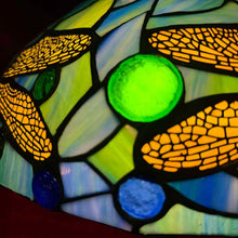 Load image into Gallery viewer, Beautiful and unique, colorful Tiffany style table lamp
