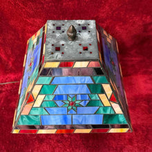 Load image into Gallery viewer, Beautiful and unique, colorful Tiffany style table lamp
