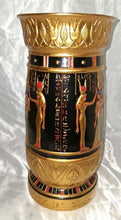 Load image into Gallery viewer, Veronese 2003 Egyptian Revival Decorative Vase – Luxor Las Vegas Gift Collection
