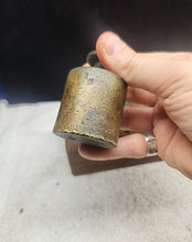 Load image into Gallery viewer, Antique Set of 10 Graduated Brass Weights in Wood Block
