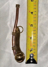 Load image into Gallery viewer, Vintage Brass &amp; Copper Boatswain's  Whistle Navy Birthday 1981 With History Card
