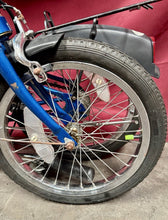 Load image into Gallery viewer, Dahon Classic III Vintage Folding Bike 3-Speed Blue W/ Accessories Including Bag
