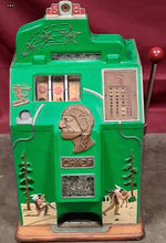 Load image into Gallery viewer, Vintage 1940s O.D. Jennings 5¢ Standard Chief Mechanical Slot Machine
