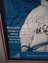 Load image into Gallery viewer, 1995 Team New Zealand Yachting Signed Poster. Toyota Steinlager TMZ
