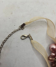 Load image into Gallery viewer, CATHERINE STEIN Style Pink GATHERED MULTI BEAD Pearlescent And Faceted NECKLACE
