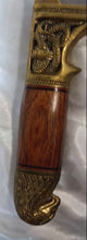 Load image into Gallery viewer, Nib Indiana Jones 1989 Khyber 24" Stainless Steel Bowie Knife with Box
