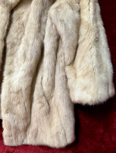 Load image into Gallery viewer, Vintage The Broadway Blonde Mink Fur Coat Stroller Jacket Womens L Palomino
