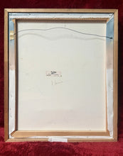 Load image into Gallery viewer, E9- Vintage H. Hargrove "Teeing Off" Art Framed Print On Canvas HAND SIGNED
