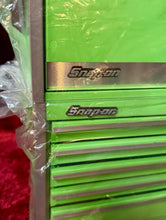 Load image into Gallery viewer, Snap-on RARE Green Micro Roll Cab &amp; Top Chest Mini Tool Box Set New Open Boxl
