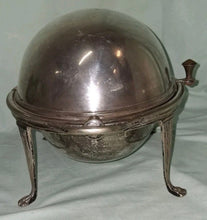 Load image into Gallery viewer, James Dixon &amp; Sons of Sheffield, England Revolving Covered Breakfast Dish Warmer
