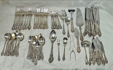 Load image into Gallery viewer, Lunt Eloquence Sterling Silver   Flatware + Service Pieces 101 Piece Total
