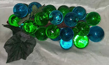Load image into Gallery viewer, Vintage Acrylic Lucite Grapes Cluster On Driftwood Stem Green 13"
