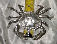 Load image into Gallery viewer, Vintage Silver Plated Crab Salt Cellar Trinket Box Jewelry
