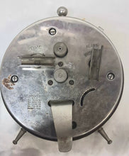 Load image into Gallery viewer, Vintage Westclox Big Ben Wind Up Alarm Clock Silver Metal Working Made in USA
