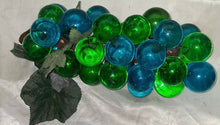 Load image into Gallery viewer, Vintage Acrylic Lucite Grapes Cluster On Driftwood Stem Green 13"

