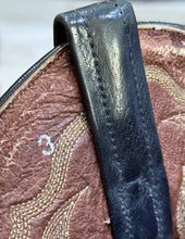 Load image into Gallery viewer, Vintage Tony Lama Black Bull Neck Western Cowboy Rare Boots Size 8
