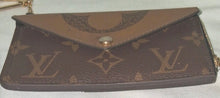 Load image into Gallery viewer, Louis Vuitton Recto Verso Card Holder Monogram Reverse Canvas Keychain Wallet
