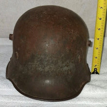 Load image into Gallery viewer, Original WWI Imperial German Army M1916 Helmet Marked ET66
