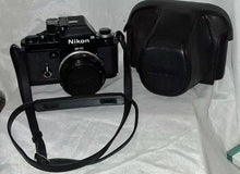 Load image into Gallery viewer, Nikon F2 Photomic Black 35mm Film Camera Nikkor-S.C Auto 50mm f/1.4 Case
