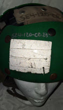 Load image into Gallery viewer, Vintage US Navy Flight Deck Crewman Impact Resistant Cranial Helmet Green
