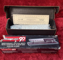 Load image into Gallery viewer, Snap-On Kershaw 90th Anniversary Knife #324/4000 Limited Edition w COA &amp; Stand
