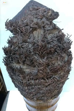 Load image into Gallery viewer, Large Hand Carved Bamboo Fisherman Sage Statue Rustic Folk Art
