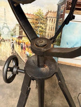 Load image into Gallery viewer, Vintage Industrial Searchlight Floor Lamp Tripod Spotlight Theater Light 72”
