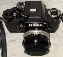 Load image into Gallery viewer, Nikon F2 Photomic Black 35mm Film Camera Nikkor-S.C Auto 50mm f/1.4 Case

