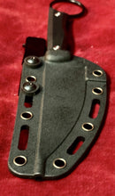 Load image into Gallery viewer, Montana Knife Company MKC Wargoat Fixed 3.75” Blade Ring Handle Knife Sheath
