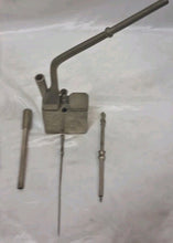 Load image into Gallery viewer, Vintage Chinese Paktong White Brass Water Tobacco Pipe Engraved Etched Maker Mar
