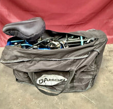 Load image into Gallery viewer, Dahon Classic III Vintage Folding Bike 3-Speed Blue W/ Accessories Including Bag
