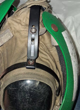 Load image into Gallery viewer, Vintage US Navy Flight Deck Crewman Impact Resistant Cranial Helmet Green
