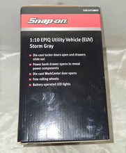 Load image into Gallery viewer, New Snap-On Tools SSX21P108KO 1:10 Scale Storm Gray EUV / Epiq Utility Vehicle
