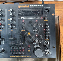Load image into Gallery viewer, Gemini PS-924 Platinum Series DJ Mixer Stereo Preamp Mixer Powers On, Vintage
