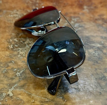 Load image into Gallery viewer, Gucci GG0528S 007 Ruthenium Gunmetal Aviator Sunglasses Grey Polarized 63mm

