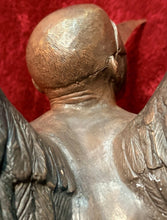 Load image into Gallery viewer, LARGE WINGED MALE FIGURAL SCULPTURE IN JORGE MARÍN STYLE BRONZE FINISH 31”
