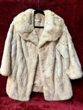 Load image into Gallery viewer, Vintage The Broadway Blonde Mink Fur Coat Stroller Jacket Womens L Palomino
