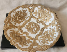 Load image into Gallery viewer, Antique Meissen Rococo Floral Gold Decoration Plate 11”
