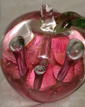 Load image into Gallery viewer, Signed Caithness Scotland Windfall Apple Art Glass Paperweight #1118051
