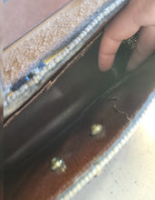 Load image into Gallery viewer, RARE &amp; VINTAGE 1960's ETIENNE AIGNER Handmade Leather &amp; Tweed Handbag
