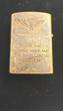 Load image into Gallery viewer, Vietnam 1968-69 Zippo Lighter PHU BAI Army Special Forces Green Beret Airborne
