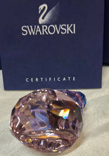 Load image into Gallery viewer, Swarovski Crystal Seashell Figurine Pink Purple Blue w/ Box &amp; Certificate
