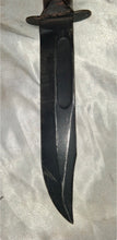 Load image into Gallery viewer, Vintage U.S. UTICA CUT CO USMC Mark 2 Ka-Bar Style Fighting Knife w/ Sheath
