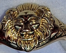 Load image into Gallery viewer, PANDORA Game of Thrones House Lannister Lion Ring Gold Tone ALE MET 54 Size 7
