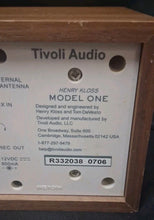 Load image into Gallery viewer, Tivoli Audio Henry Kloss Model One AM/FM Table Radio Walnut Tested Working
