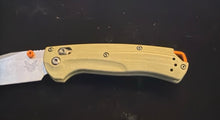 Load image into Gallery viewer, Benchmade 15534 Mini Taggedout Folding Blade Knife CPM-S45VN OD Green G10 Handle
