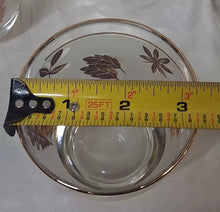 Load image into Gallery viewer, Vintage Libbey Set of 6 Gold Leaf Frosted Rocks Whiskey Lowball Glasses 3"
