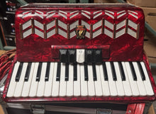 Load image into Gallery viewer, Parrot 30 key, 2 voice piano accordion, 32 bass keys, with Travel case &amp; strap
